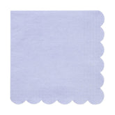 Soft Lilac Scalloped Napkins 20pk - The Party Room