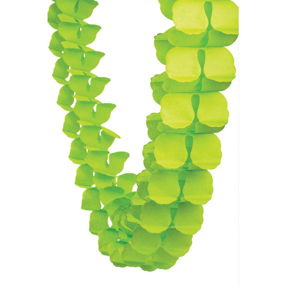 Lime Green Honeycomb Garland - The Party Room