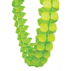 Lime Green Honeycomb Garland - The Party Room