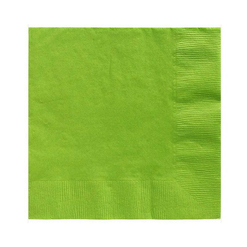 Lime Green Napkins 20pk - The Party Room