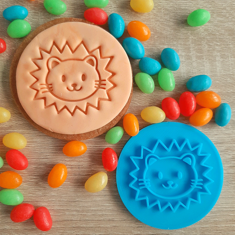 Lion Fondant Stamp - The Party Room