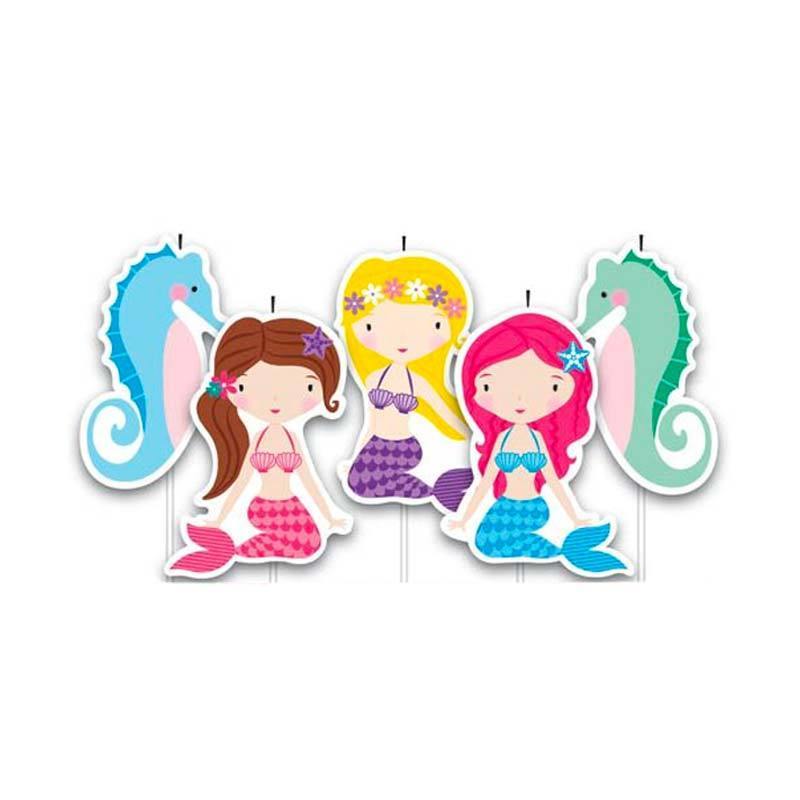 Mermaid Candles - The Party Room