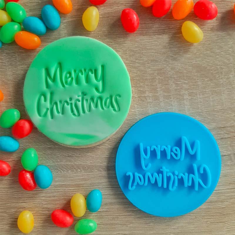 Merry Christmas Fondant Stamp - The Party Room