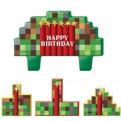 TNT Party Moulded BDAY Candle Set - The Party Room