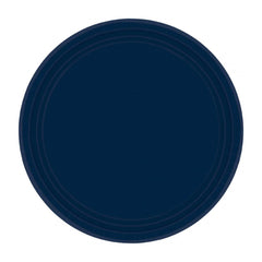 Navy Plates (20 Pack) - The Party Room