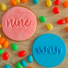 Nine Fondant Stamp - The Party Room