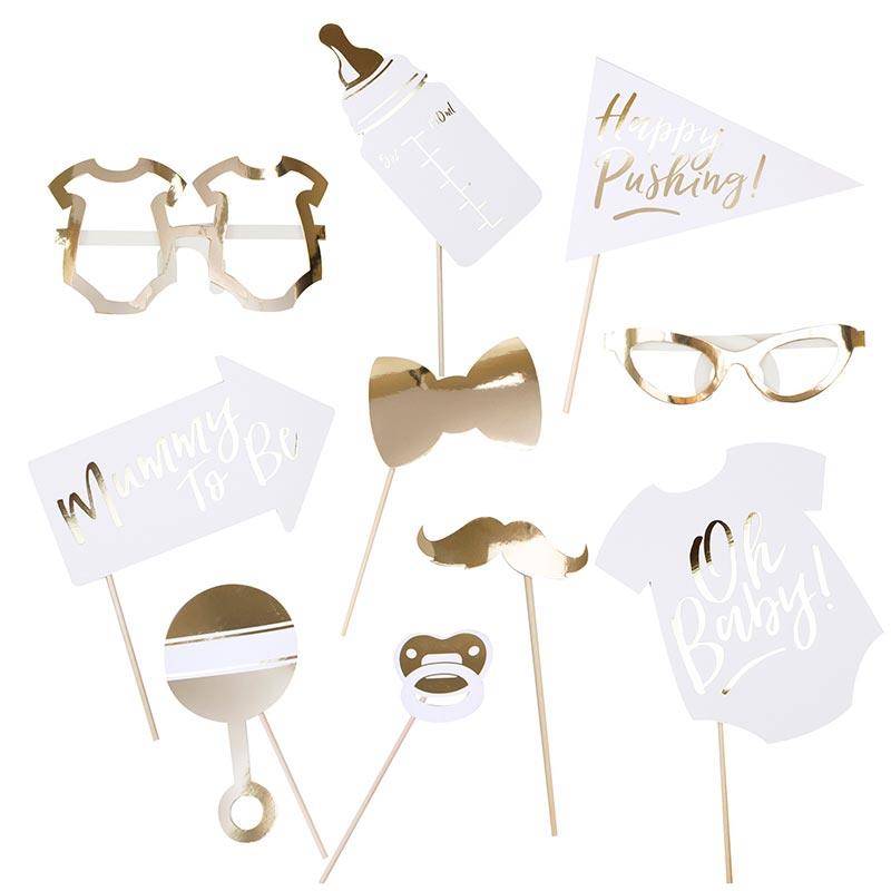 Oh Baby! Photo Booth Props 10pk - The Party Room