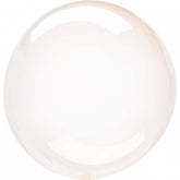 Orange Crystal Clearz Balloons - The Party Room