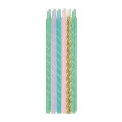 Pastel Spiral Candles - The Party Room