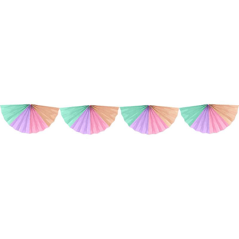 Pastel Pinks Fan Garland - The Party Room