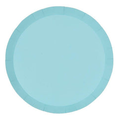 Pastel Blue Large Plates (10 Pack) - The Party Room