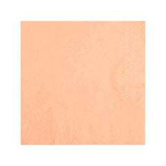 Pastel Peach Napkins - The Party Room