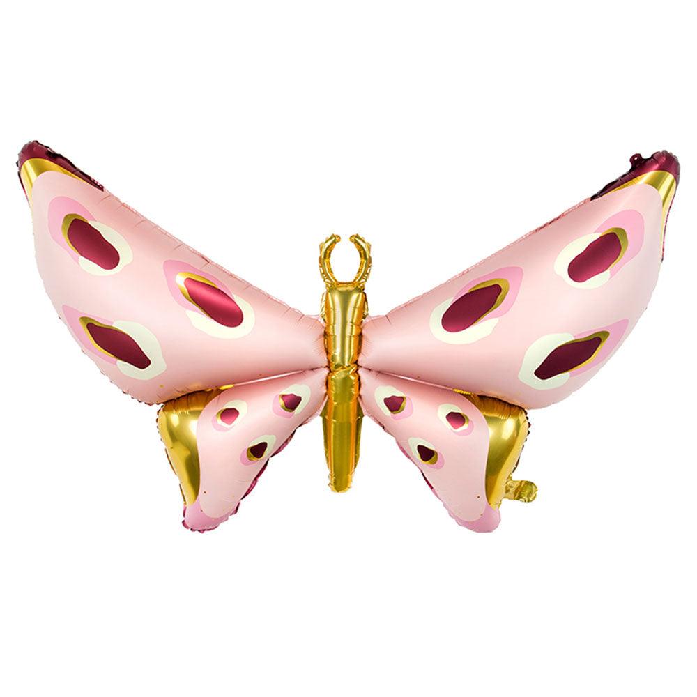 Jumbo Pink Butterfly Foil Balloon - The Party Room