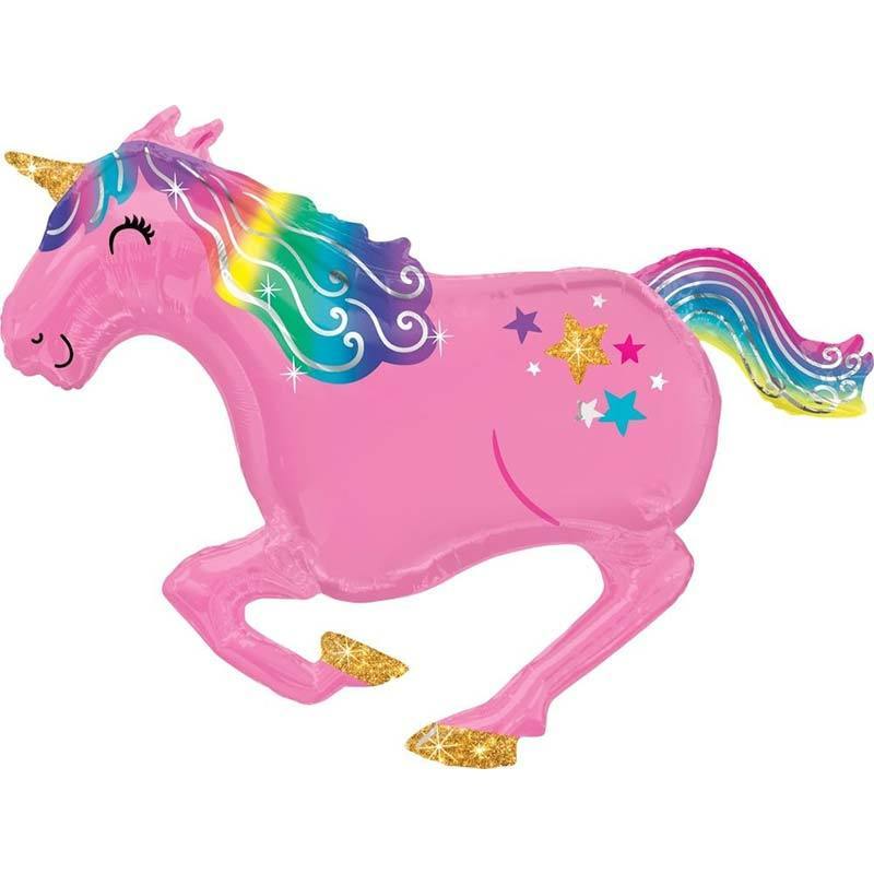 Jumbo Pink Unicorn Foil Balloon - The Party Room