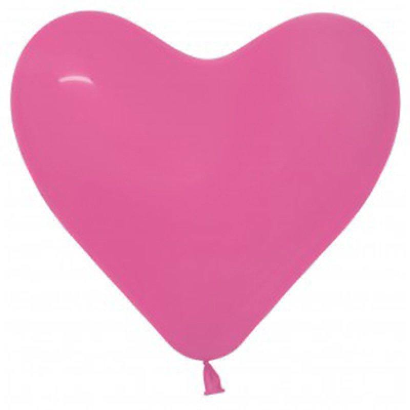 Fuchsia Hearts Balloons - The Party Room