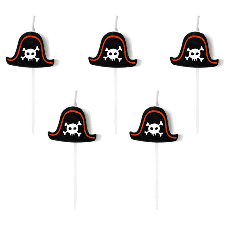 Pirate Birthday Candles 5pk - The Party Room