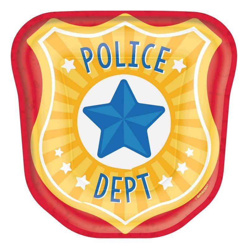Police Badge Plates - The Party Room