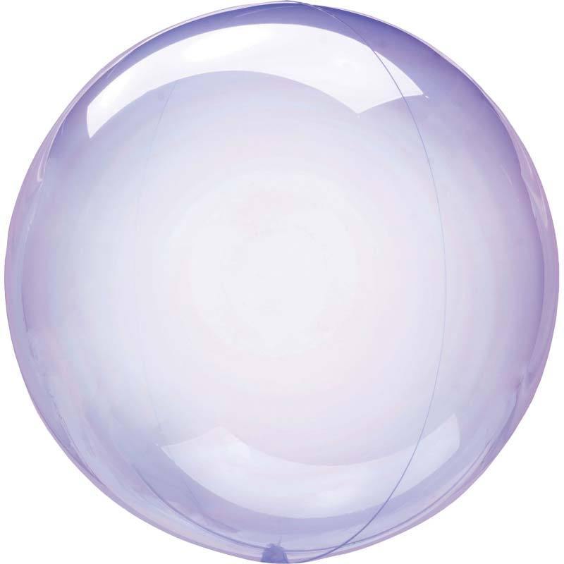 Purple Crystal Clearz Balloons - The Party Room