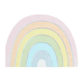 Pastel and Iridescent Rainbow Napkins - The Party Room