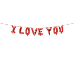 Red I Love You Foil Balloons - The Party Room
