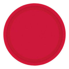 Red Plates (20 Pack) - The Party Room