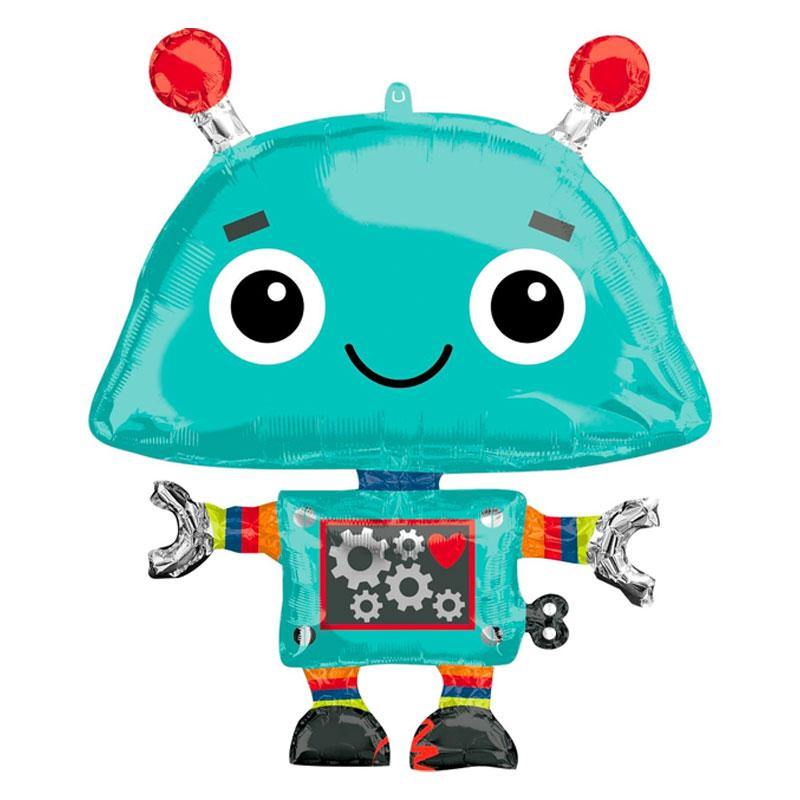 Jumbo Robot Foil Balloon - The Party Room
