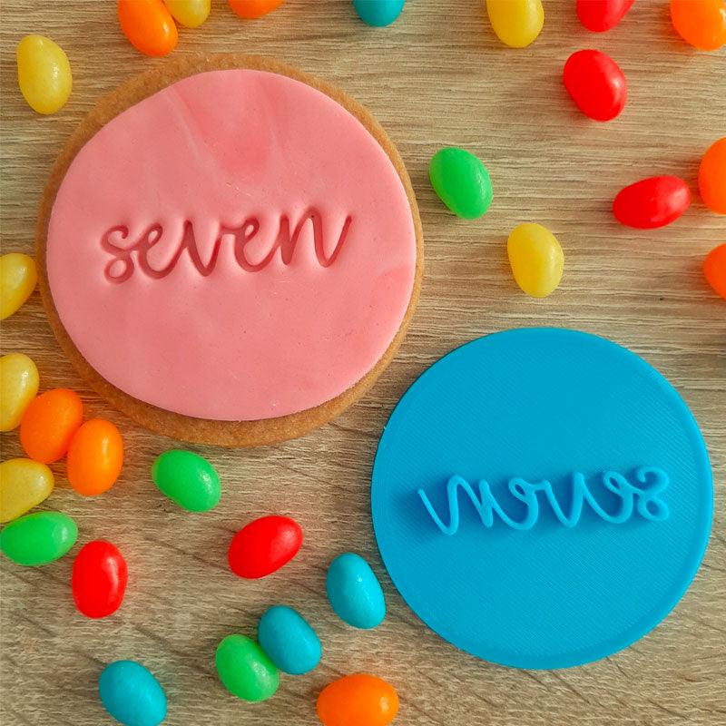 Seven Fondant Stamp - The Party Room