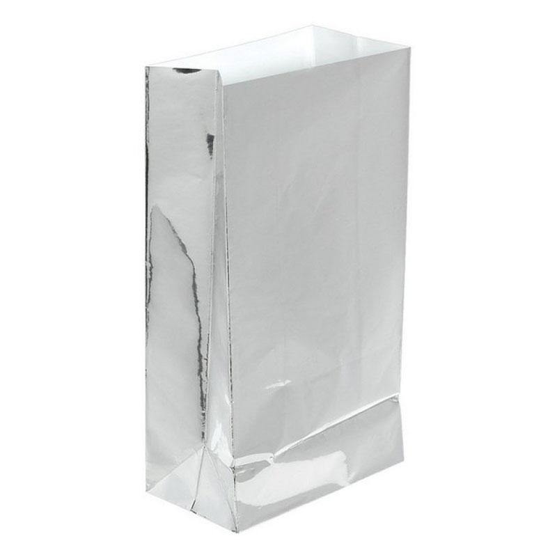 Silver Foil Treat Bags - The Party Room