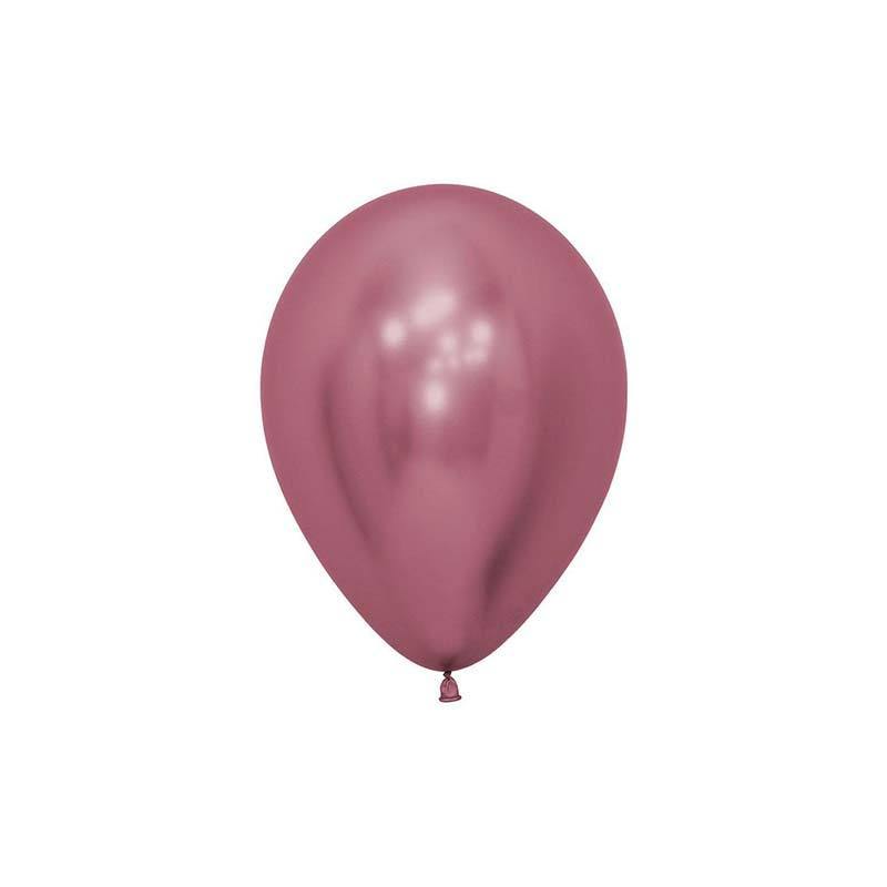 Small Metallic Pink Balloons - The Party Room