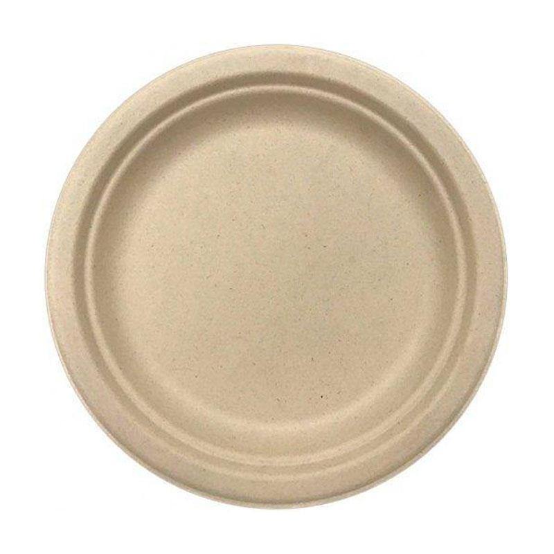 Sugarcane Plates | Natural - The Party Room