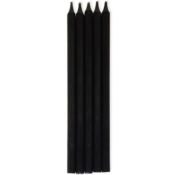 Black Matte Tall Candles Party Supplies NZ The Party Room