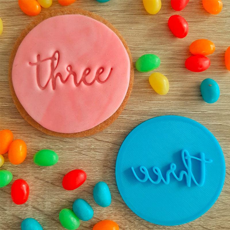 Three Fondant Stamp - The Party Room