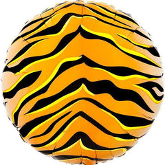 Tiger Print Foil Balloon - The Party Room
