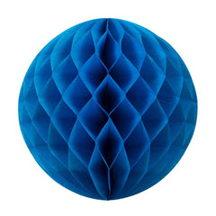 True Blue Honeycomb Balls 25cm - The Party Room