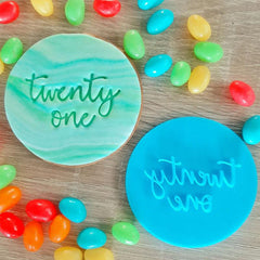 Twenty One Fondant Stamp - The Party Room