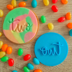 Two Fondant Stamp - The Party Room