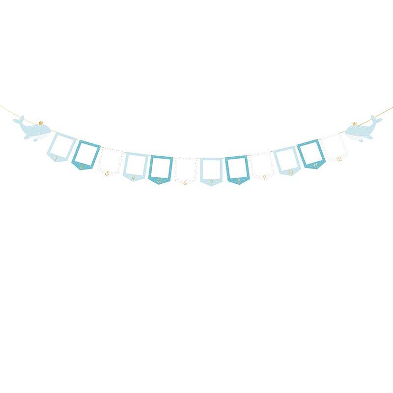 Whale Photo Frame Garland - The Party Room