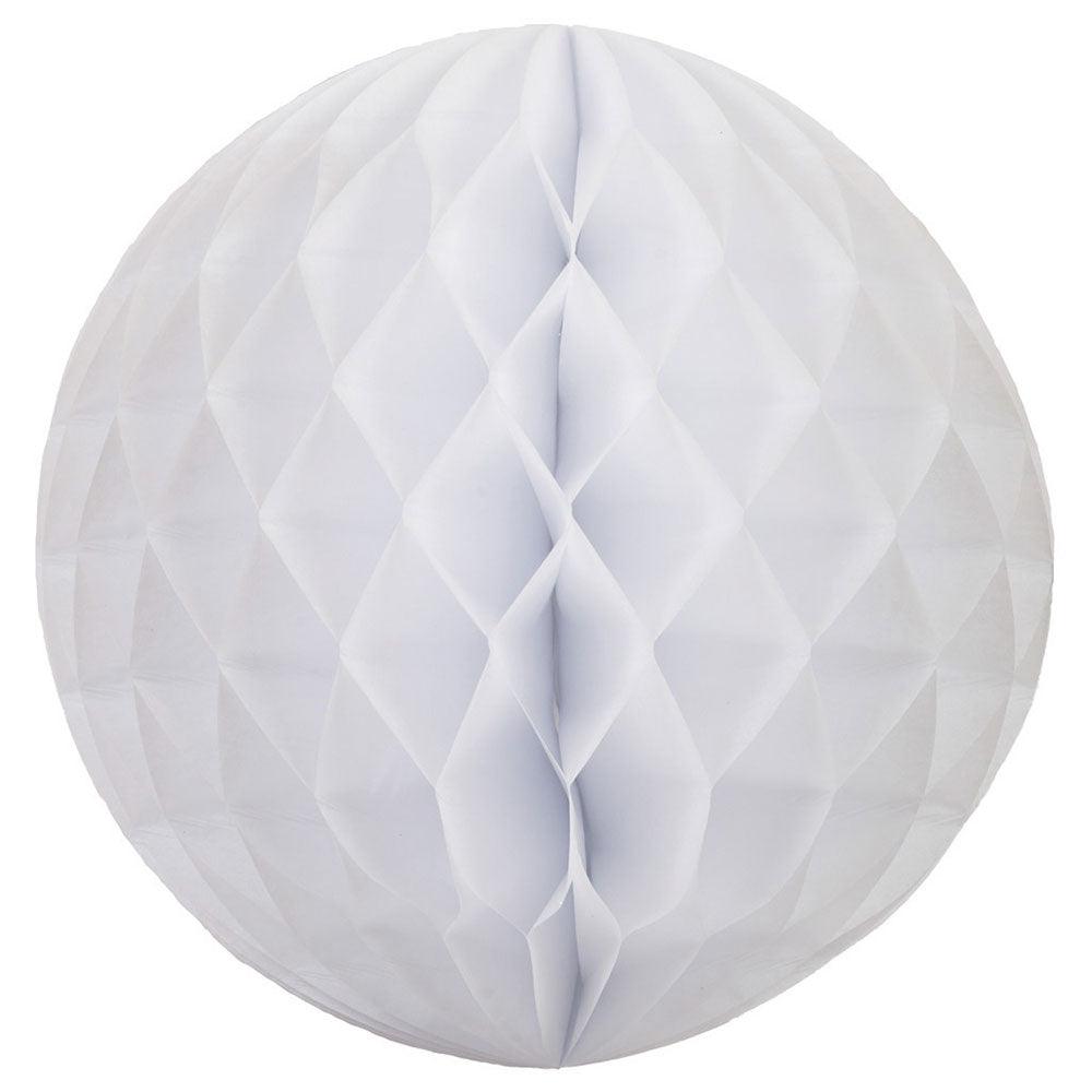 White Honeycomb Balls 35cm - The Party Room