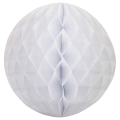 White Honeycomb Balls 35cm - The Party Room