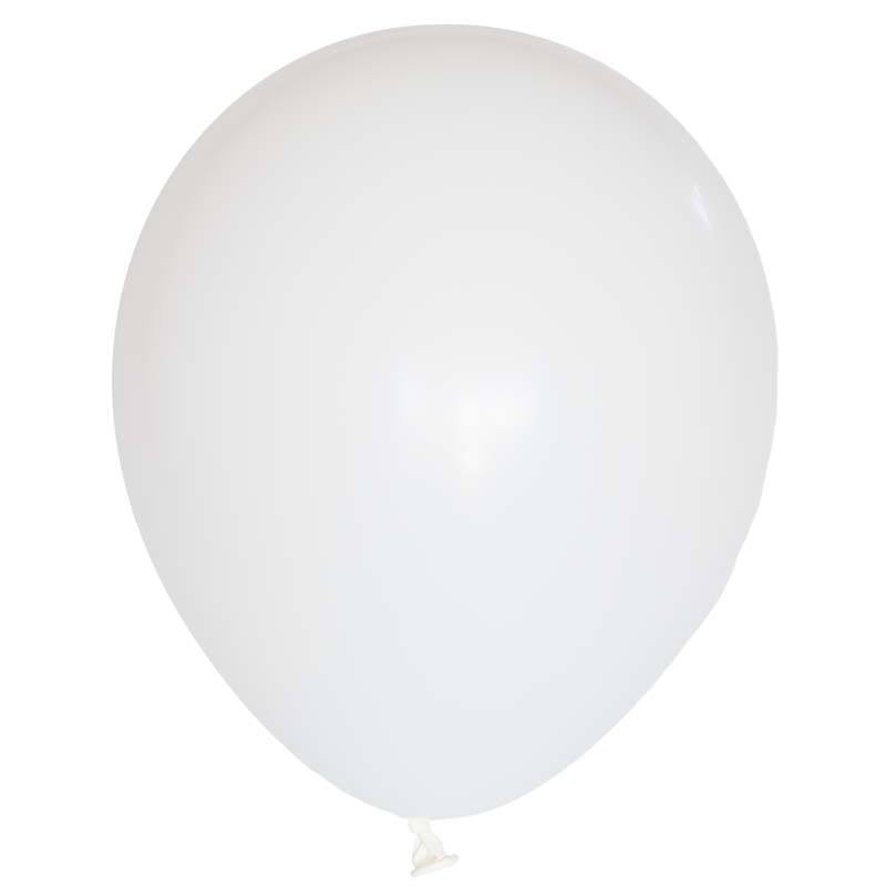 45cm White Balloons - The Party Room