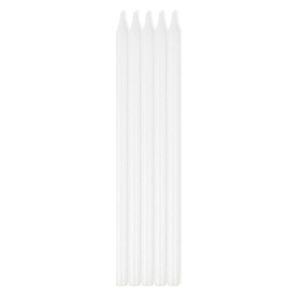 White Taper Candles Party Supplies NZ The Party Room