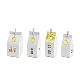 White Advent Calendar Houses - The Party Room