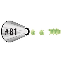 Wilton #81 Petal Piping Tip - The Party Room