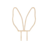 Wooden Bunny Ears Cake Topper - The Party Room