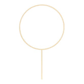 Wooden Hoop Cake Topper - The Party Room