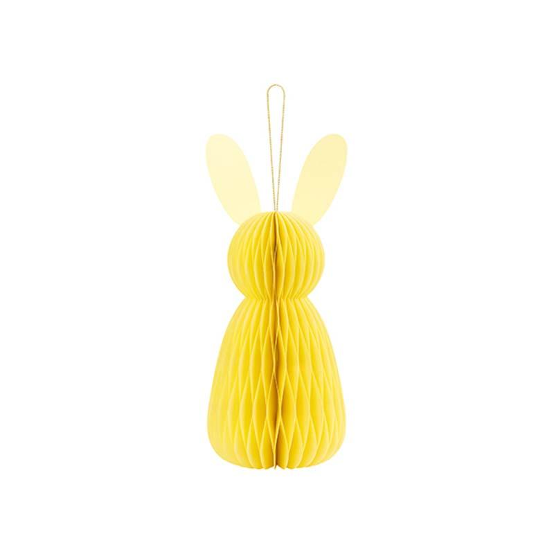 Yellow Bunny Honeycomb Decoration - The Party Room