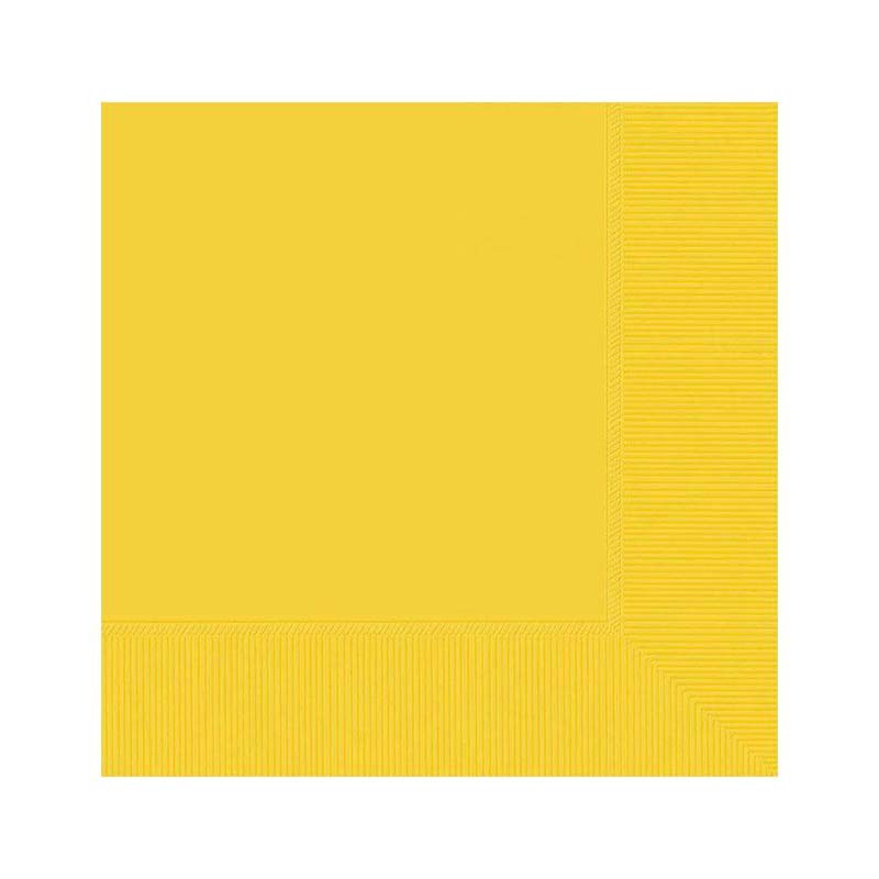 Yellow Napkins (20 Pack) - The Party Room