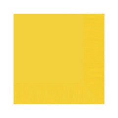 Yellow Napkins (20 Pack) - The Party Room