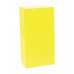 Yellow Treat Bags - The Party Room