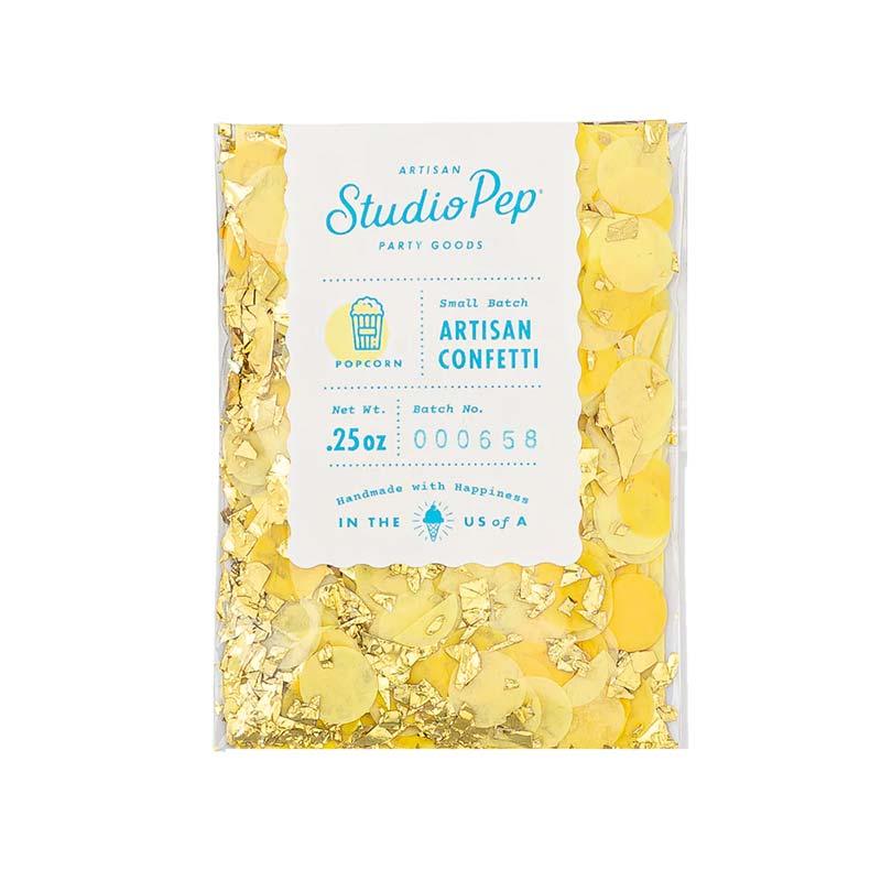 Popcorn Yellow Confetti - The Party Room
